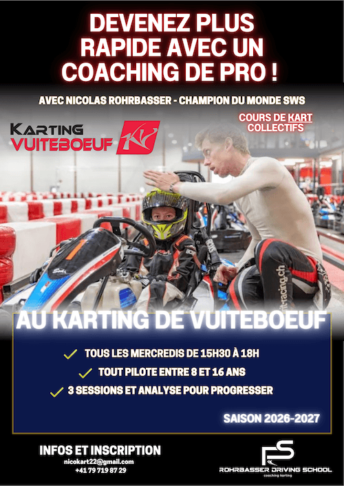 affiche cours de karting 2026-2027